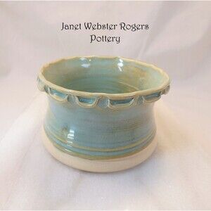 Studio Art Pottery Hand Made Ceramic Bowl Artisan Signed  Asheville NC